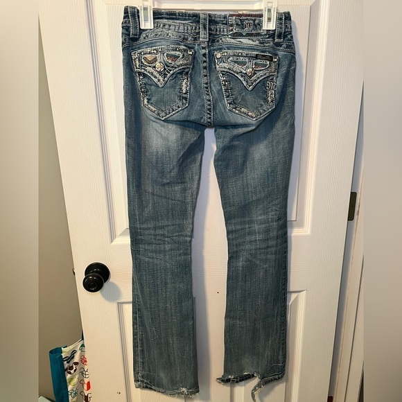 Miss Me Blue Jeans Women’s Size 27 bootcut Y2K - Picture 4 of 8